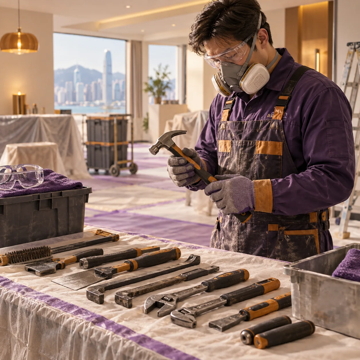 上善服務清拆工具檢查服務示意圖