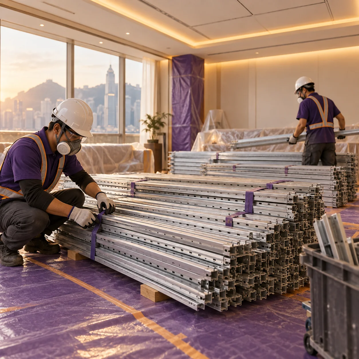 上善服務天花骨架分類服務示意圖