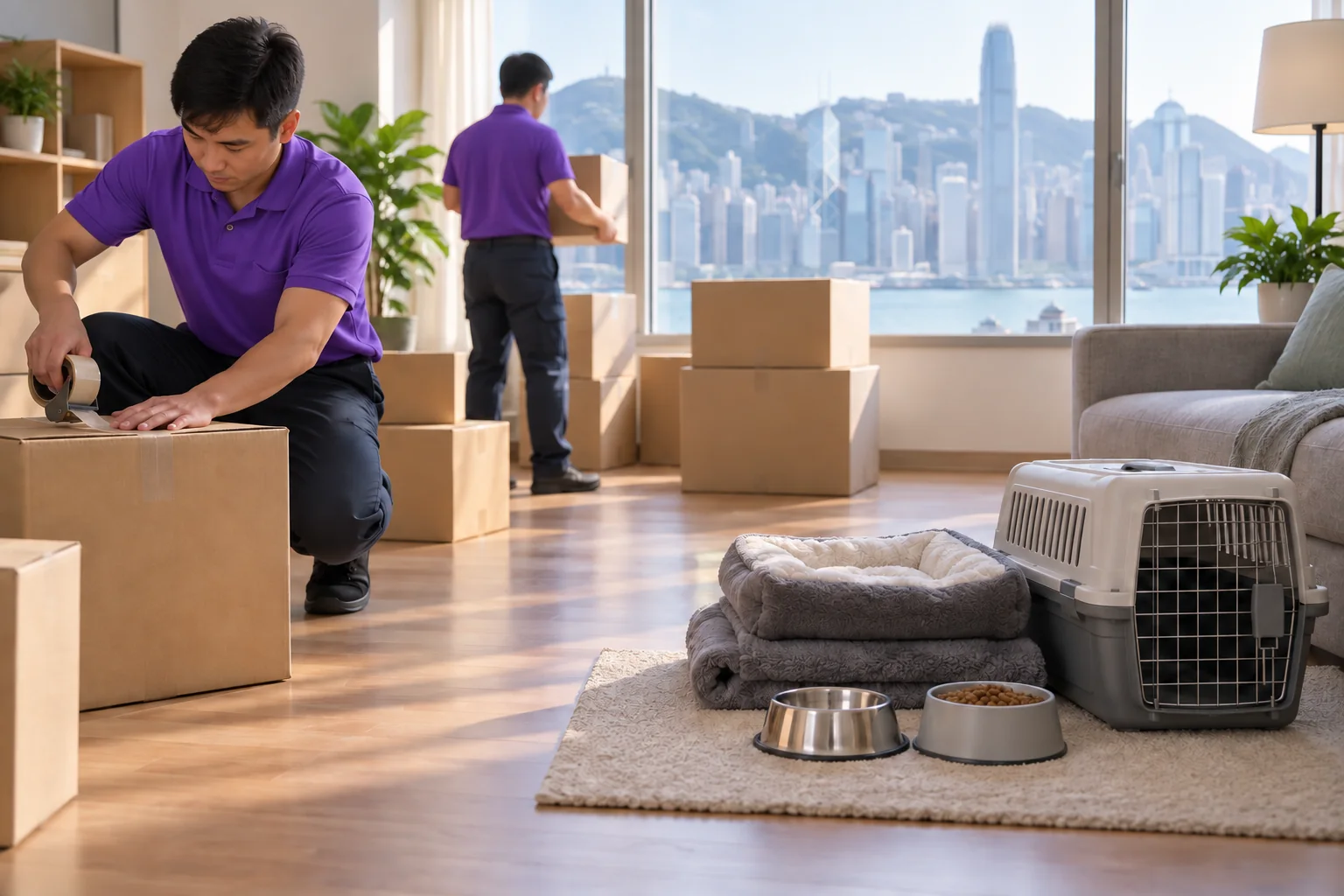 上善服務寵物用品分開整理服務示意圖