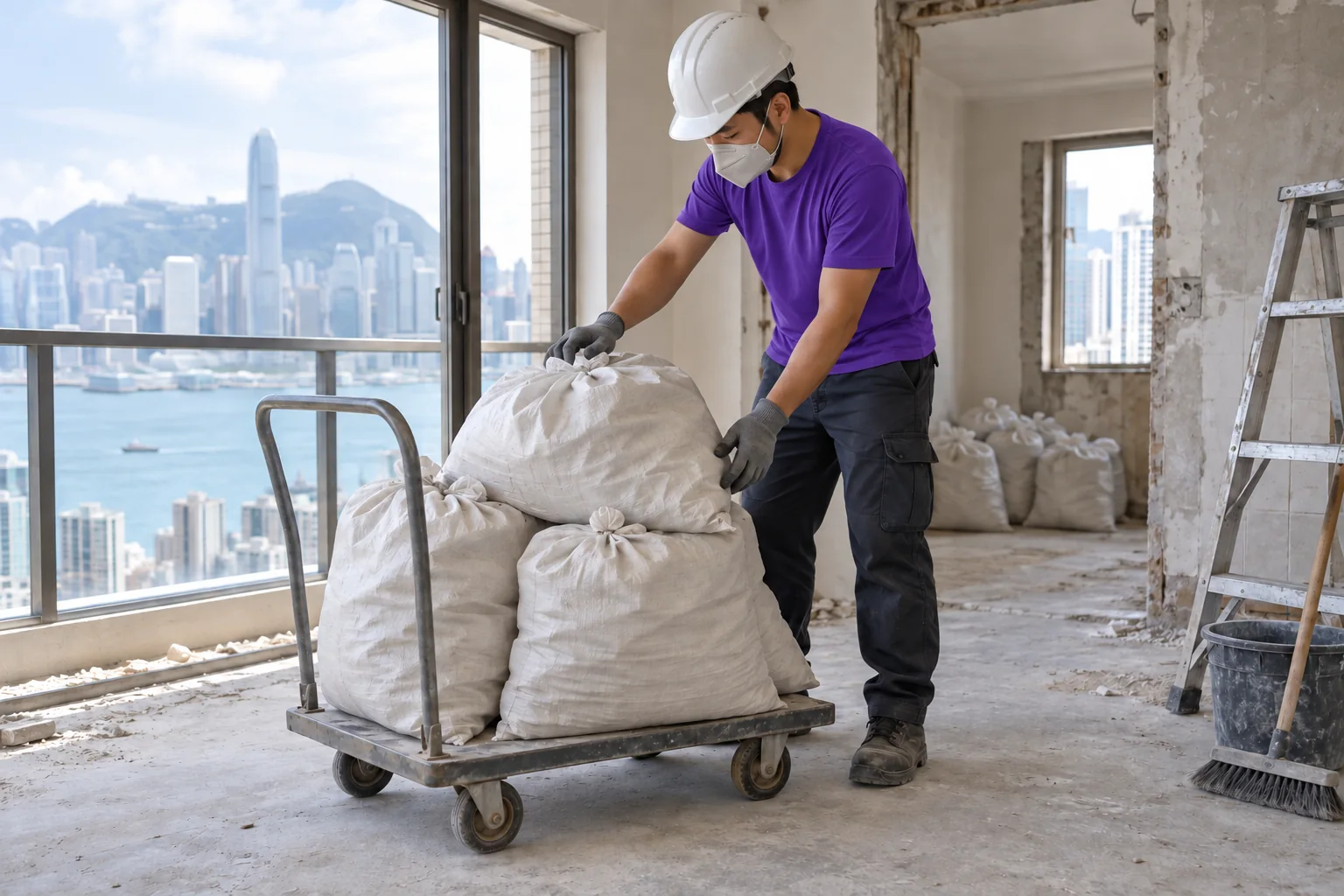 上善服務廢料袋重量檢查服務示意圖