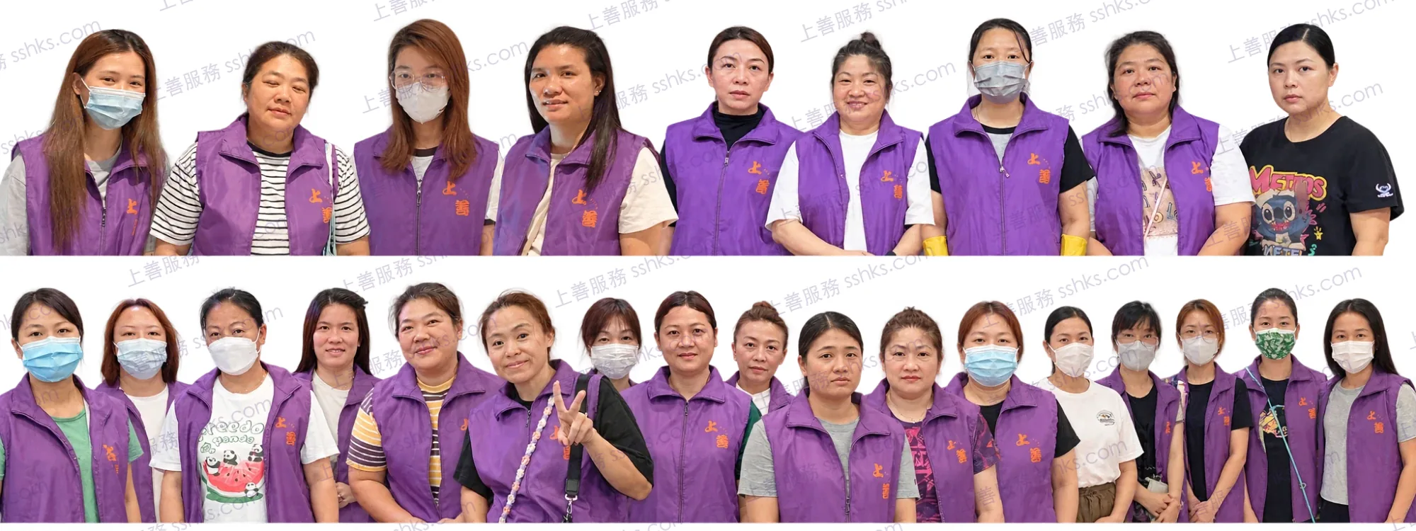 上善服務前線清潔師傅團隊合照 2